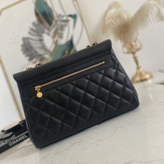 Chanel WOC Shoulder Bag in Caviar Calfskin 33cm