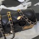 Chanel Wallet On Chain in Lambskin With CF Badges And Two Layers 19cm