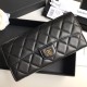 Chanel Classic Flap Long Wallet In Lambskin