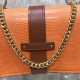 Chloe Aby Chain Bag in Lazard and Croco Effect Leather