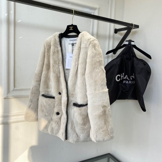 Chanel Fur Jacket 2 Colors