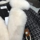 Chanel Tweed And Fur Jacket