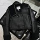 MaxMara Leather And Shearling Bomber Jacket
