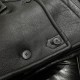 MaxMara Leather And Shearling Bomber Jacket