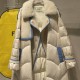 Fendi Wool And Shearling Patchwork Trench Coat 3 Colors