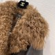 Chanel Leather And Fur Jacket