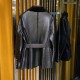 Balmain Leather And Fur Jacket