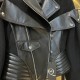 Alexander McQueen Alpaca And Leather Coat 