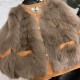 Fendi Leather And Fox Fur Coat 2 Colors