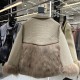 Balenciaga Leather And Fur Downjacket 2 Colors