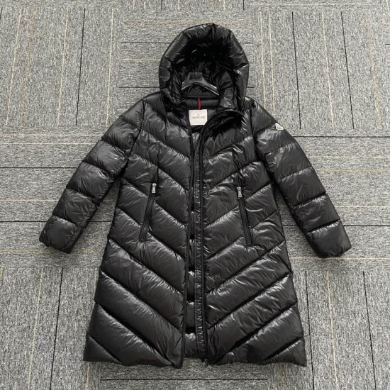 Moncler Quilted Long Downjacket