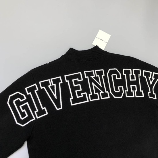 Givenchy Knitting Cardigan Zipper Front