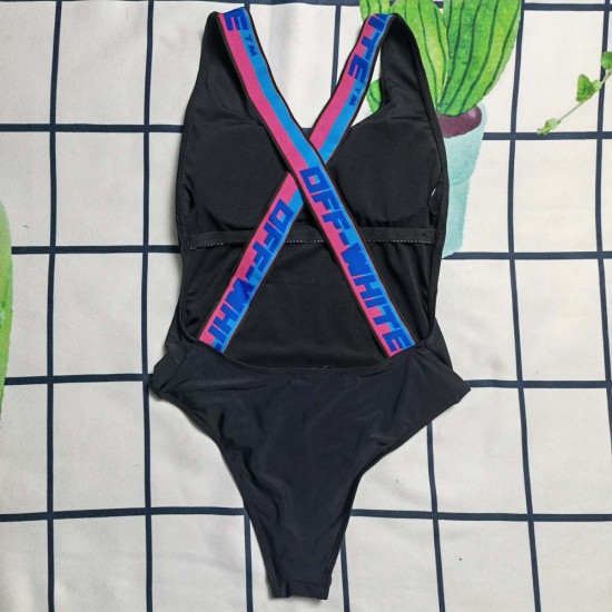 OFF White One Piece Swimsuit