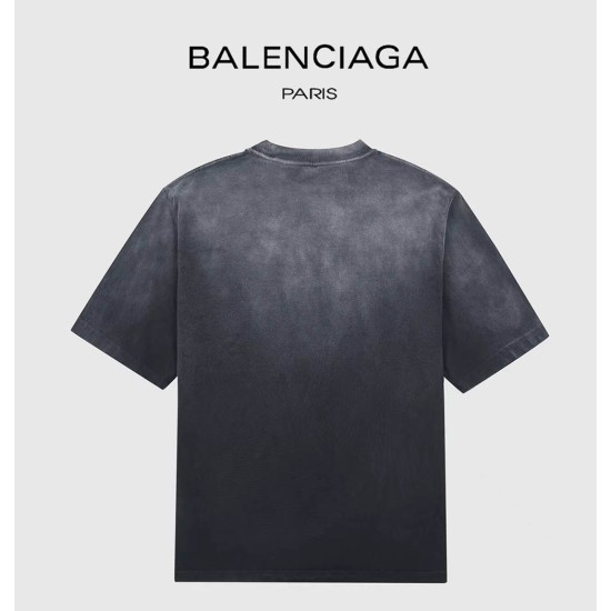 Balenciaga B Authentic T Shirt In Pale Vintage Jersey 3 Colors