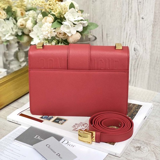 Dior 30 Montaigne Bag In Grained Calfskin 3 Colors 24cm