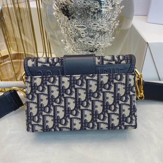 Dior 30 Montaigne Box Bag in Dior Oblique Jacquard 2 Colors 17.5cm