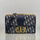 Dior 30 Montaigne Chain Bag In Dior Oblique Jacquard 25cm