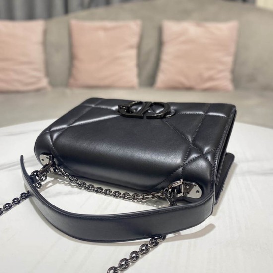 Dior 30 Montaigne Chain Bag With Handle In Maxicannage Lambskin 2 Colors 25cm