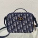 Dior 30 Montaigne Box Bag In Multicolor Dior Oblique Jacquard 19.5cm