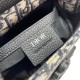 Dior Gallop Backpack In Dior Oblique Jacquard And Grained Calfskin 19cm