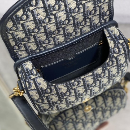 Dior Bobby Bag In Dior Oblique Jacquard 3 Colors 18cm 22cm