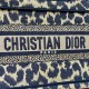 Dior Mini Book Tote In Multicolor Mizza Embroidery 2 Colors 22.5cm