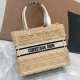 Dior Book Tote In Cannage Woolen Fabric 26cm 36cm