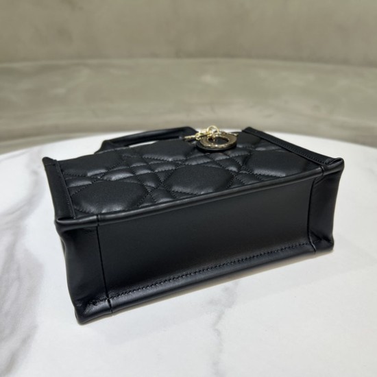 Dior Mini Dior Book Tote In Cannage Calfskin 21.5cm S5573 4 Colors