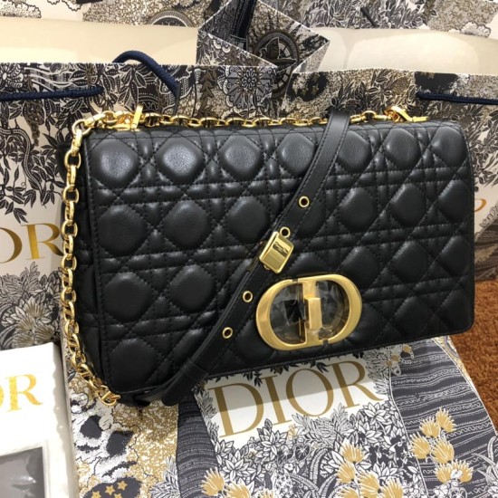 Dior Caro Bag In Supple Cannage Calfskin 12 Colors 20cm 25cm 28cm