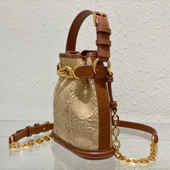 Dior Cest Dior Bag In Natural Cannage Raffia 17cm 24cm