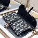 Dior Saddle Wallet In Dior Oblique Jacquard 19cm