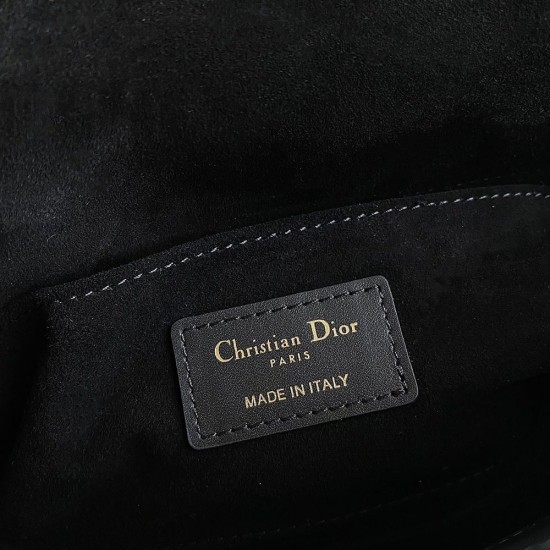 Dior Medium Lady D-Joy Bag In Cannage Tweed 26cm