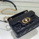 Dior Mini Dior Jolie Top Handle Bag In Cannage Calfskin 19cm M9272 4 Colors