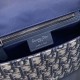 Dior Messenger Bag Blue Dior Oblique Canvas and Calfskin