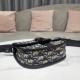 Dior Mini Gallop Bag With Strap In Dior Oblique Jacquard And Grained Calfskin 20.5cm
