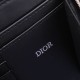 Dior Mini Messenger Bag In Grained Calfskin With Dior Embroidery 17cm