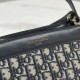 Dior Small Dior Key Bag In Blue Dior Oblique Jacquard 22cm