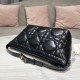 Dior Diortravel Nomad Pouch In Macrocannage Calfskin 22cm 15cm 2 Colors