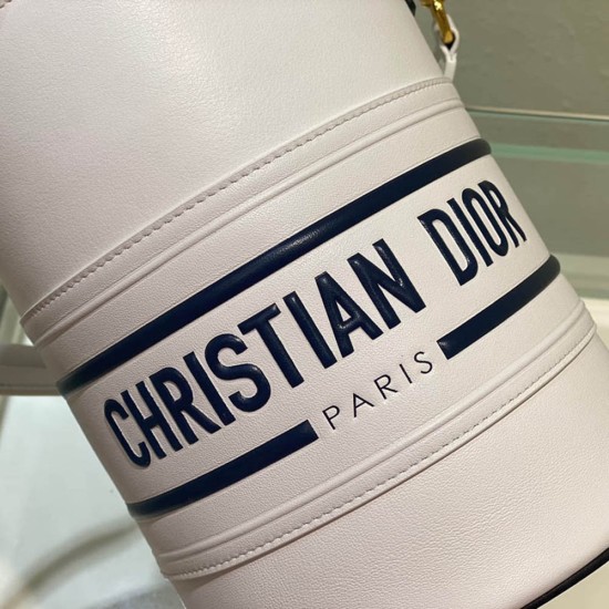Dior Vibe Bucket Bag In Calfskin 2 Colors 14cm 16cm