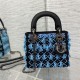 Dior Lady Dior Bag In Satin With Beads 17cm 2 Colors