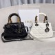 Dior Lady Dior Bag In Quilted Macrocannage Calfskin 24cm 5 Colors
