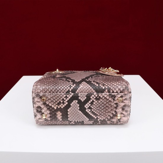 Dior Mini Lady Dior Bag In Lizard 17cm 18 Colors