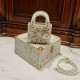 Dior Micro Lady Dior Bag In Lambskin And Satin Bead Embroidery Florilegio 12cm 3 Colors
