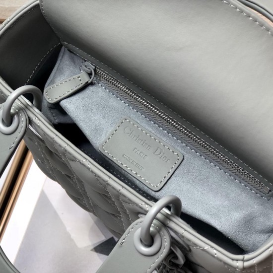 Dior Lady Dior Bag In Ultramatte Cannage Calfskin 3 Colors 17cm 20cm 24cm