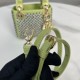 Dior Micro Lady Dior Bag With Sequins 12cm 2 Colors