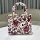Dior Small Lady Dior My ABCDior Bag In Calfskin With Print 20cm