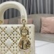 Dior Lady Dior Bag In Cannage Lambskin With Star Motif 17cm 20cm