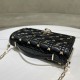 Dior My Dior Top Handle Bag In Cannage Lambskin With Butterfly Studs 24cm 2 Colors M0997