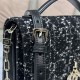 Dior My Dior Top Handle Bag In Cannage Tweed 24cm M0997