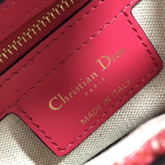 Dior Saddle Bag In Toile de Jouy Reverse Jacquard 3 Colors 25.5cm